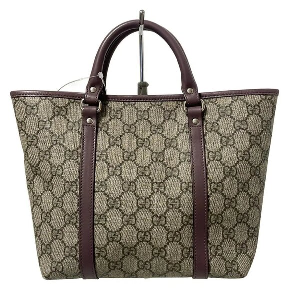 Auth GUCCI Children's/GG Plus/GG Supreme 297557 Gray Dark Gray Purple PVC - - Picture 3 of 8